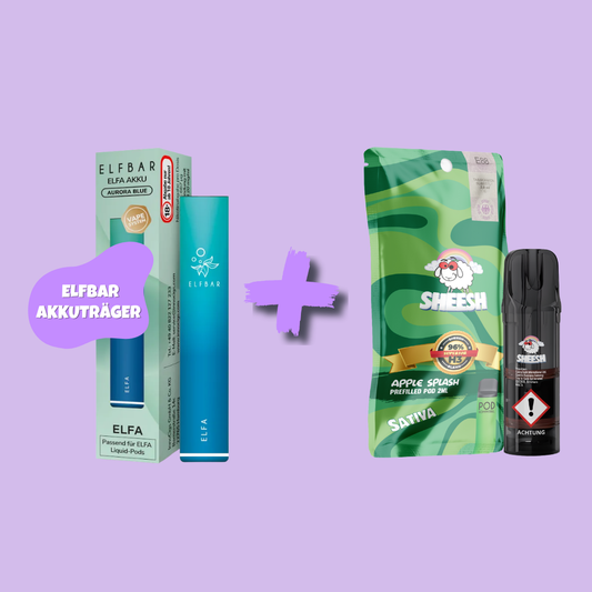 Sparbundle: ELFBAR Elfa Akkuträger + SHEESH H3 Superior Blend Pod - feelsheesh