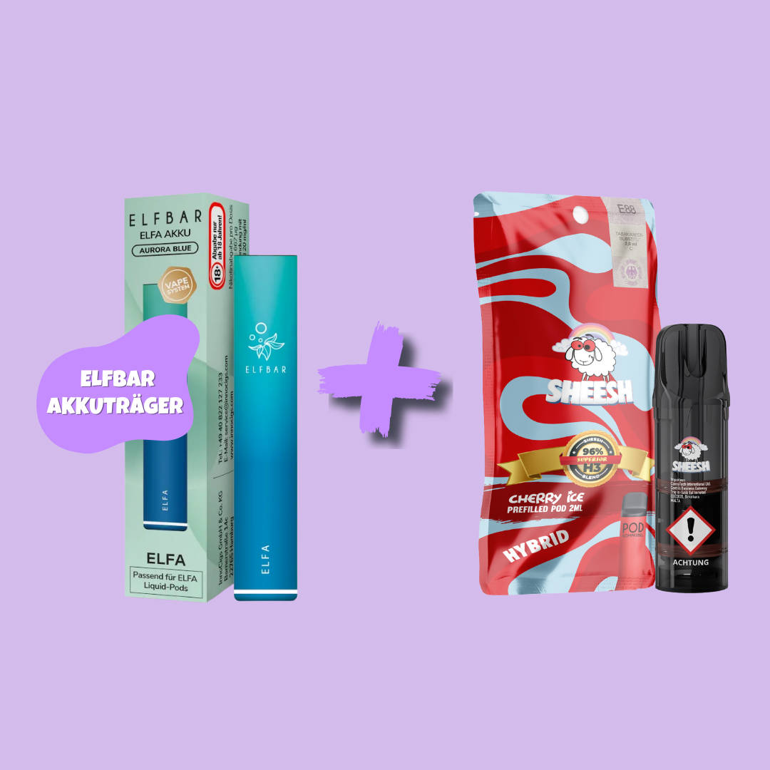 Sparbundle: ELFBAR Elfa Akkuträger + SHEESH H3 Superior Blend Pod - feelsheesh