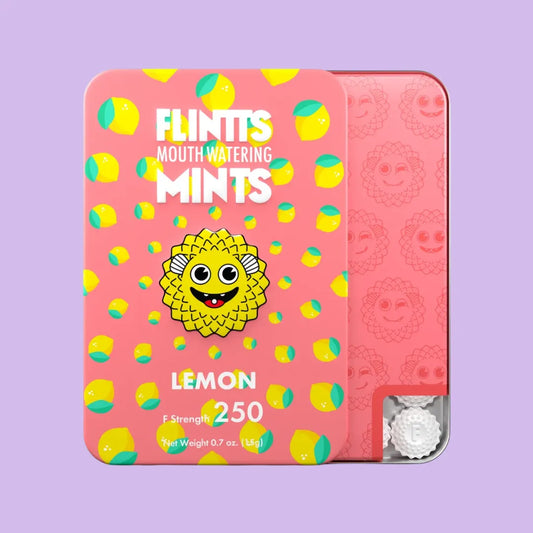 Flintts Mouth Watering Mints - Lemon