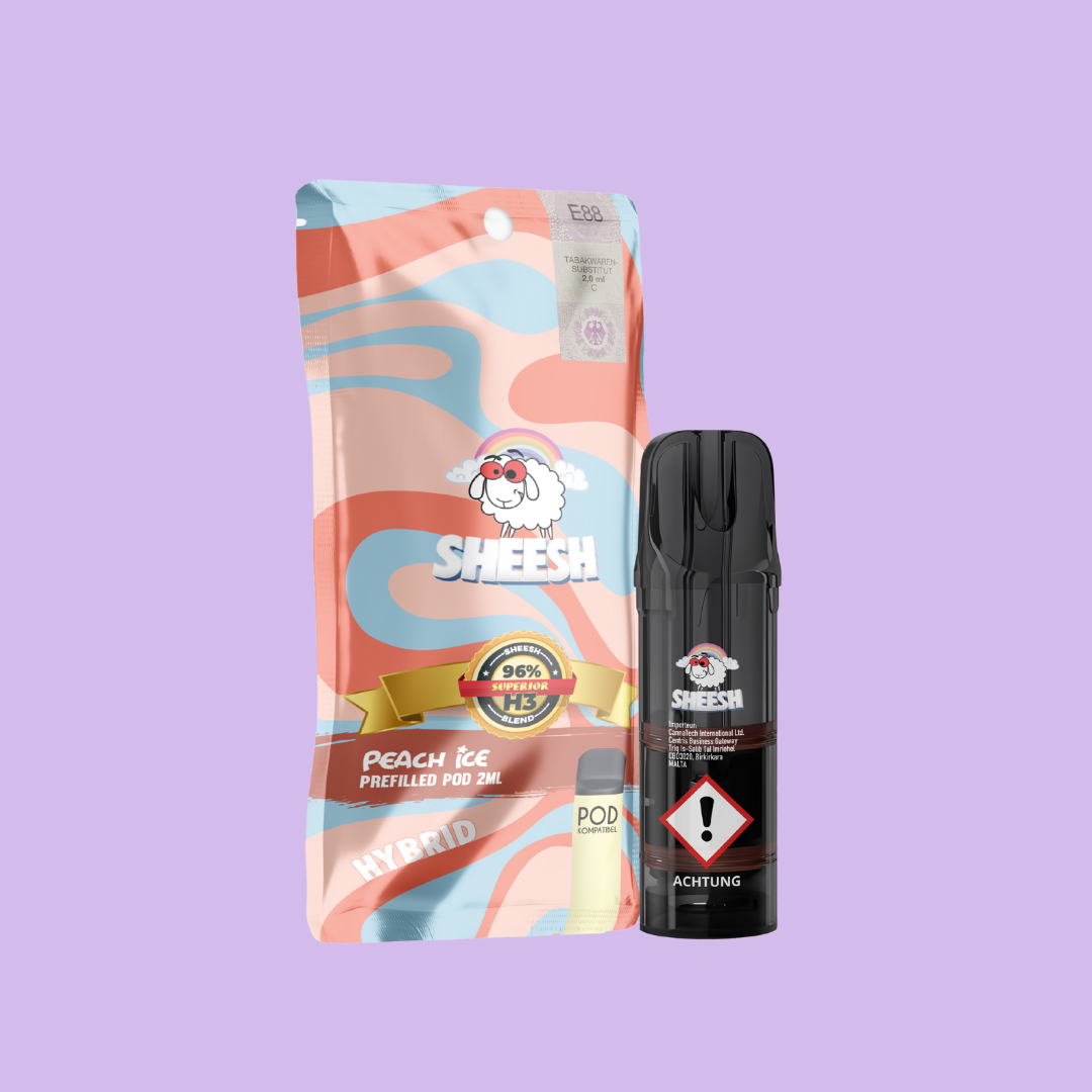 SHEESH - H3 Superior Pod - Peach Ice - bubatzlegal24