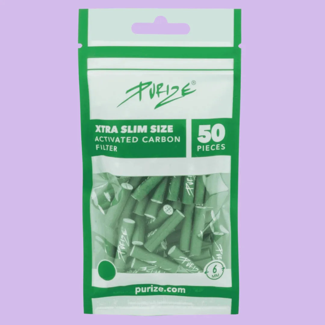Purize Aktivkohlefilter XTRA Slim Size 6mm - Grün