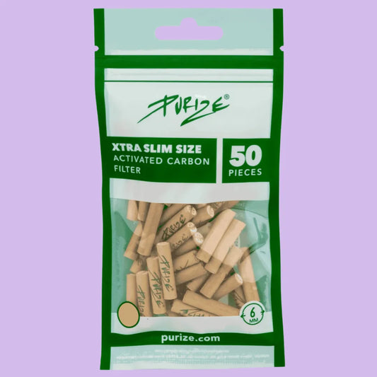 Purize Aktivkohlefilter XTRA Slim Size 6mm - Organic
