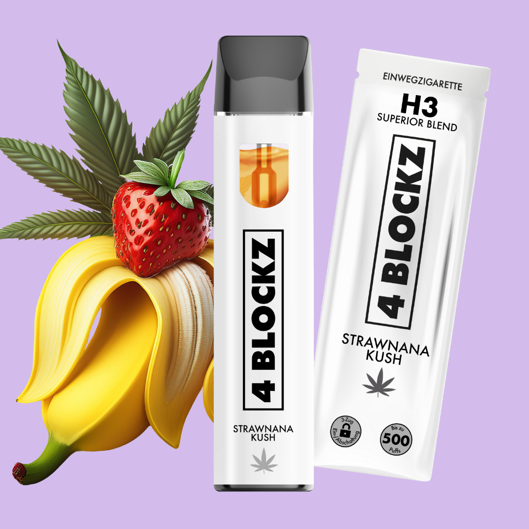 4Blockz - H3 Superior - Strawnana Kush - bubatzlegal24