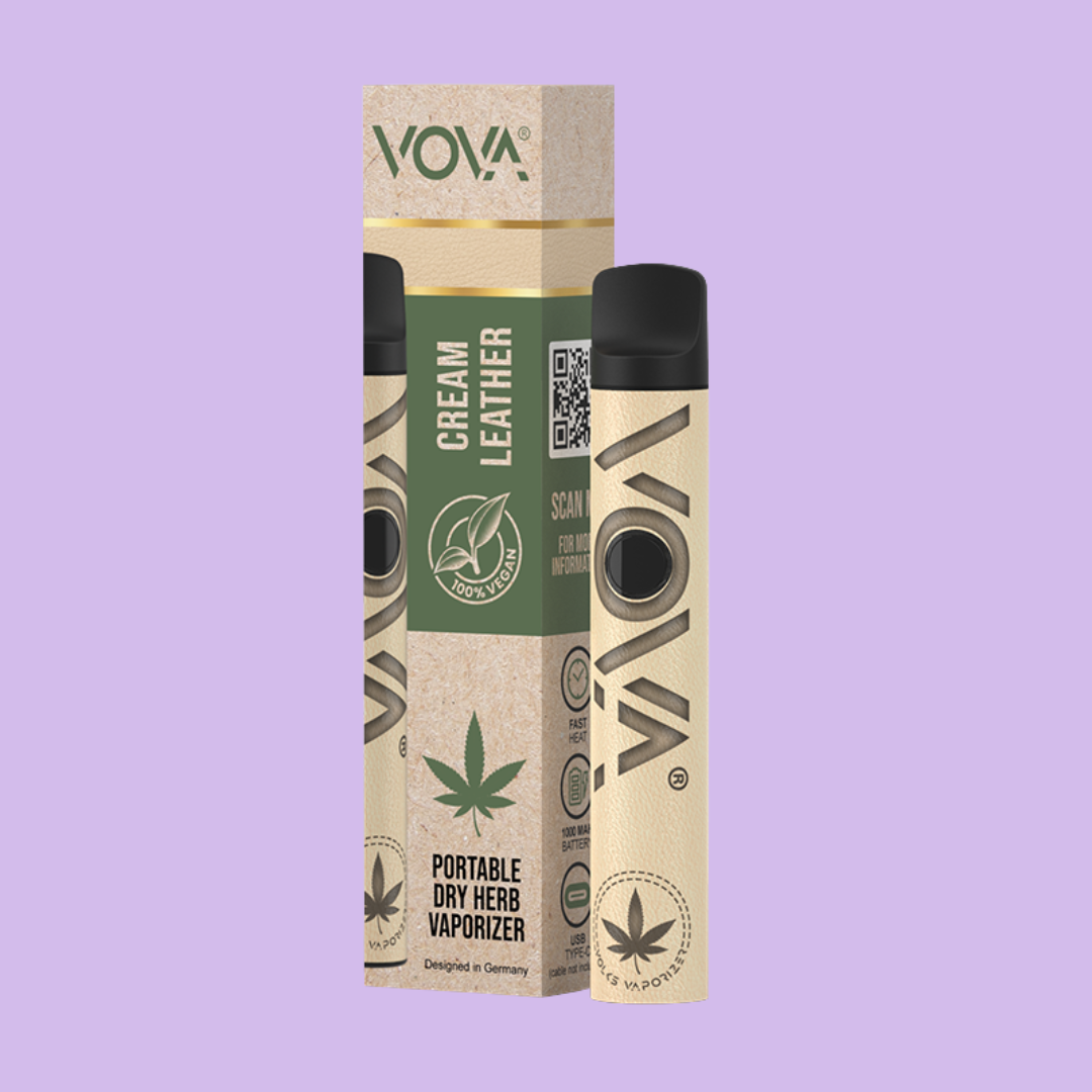 VOVA - Vaporizer - Cream Leather - bubatzlegal24